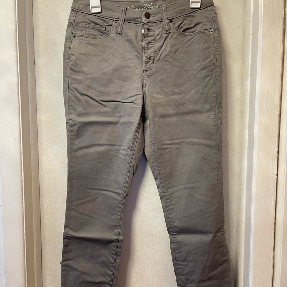 Grey skinny jeans